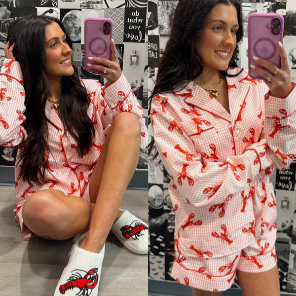 Dreaming of Crawfish Pajama Set