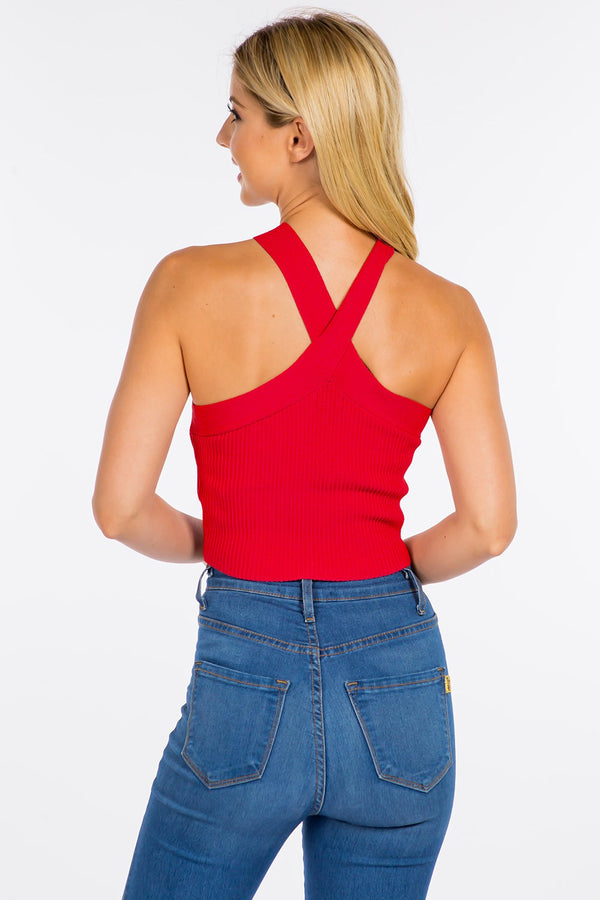 Crisscross Crop Top