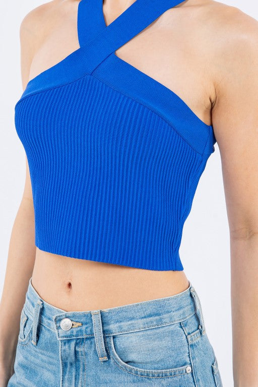 Crisscross Crop Top