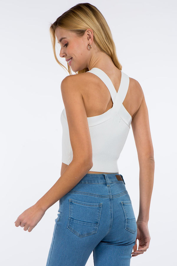 Crisscross Crop Top