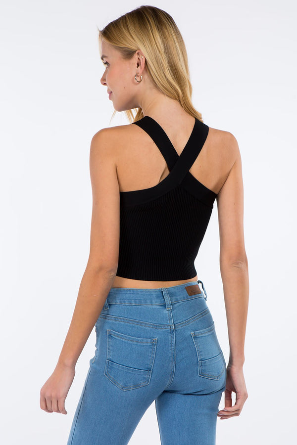 Crisscross Crop Top