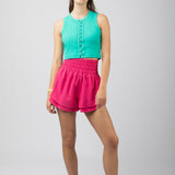 Overlap Activewear Shorts - Pink