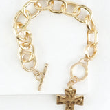Chunky Chain Toggle Bracelet