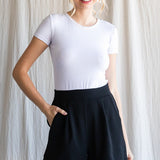 Solid Black Shorts