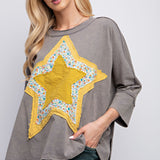 Star Patch Top