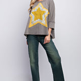 Star Patch Top