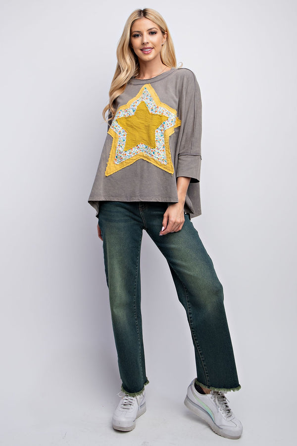 Star Patch Top