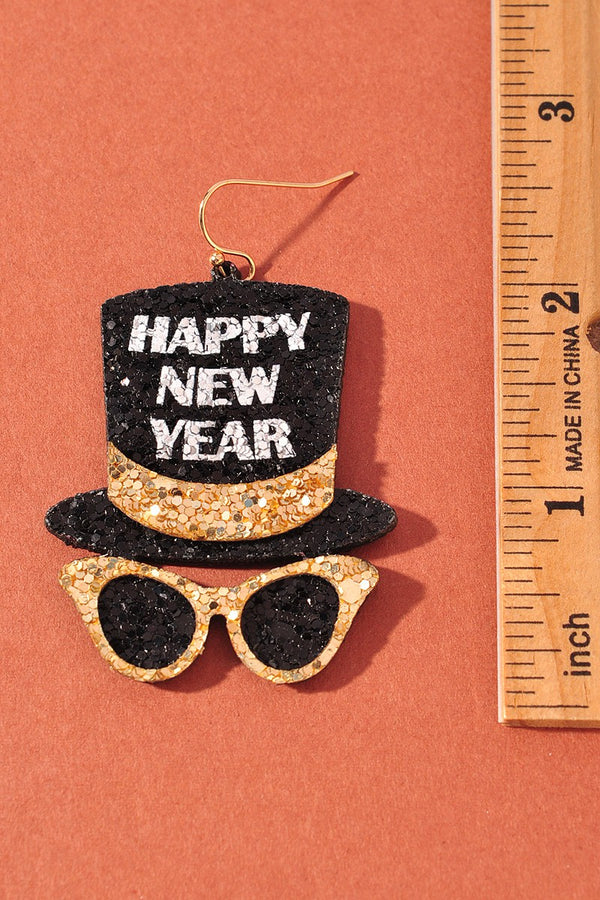 Happy New Year Earrings