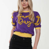 Game Day Light Weight Cropped Sweater