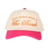 Return To Beach Embroidered Trucker Hat
