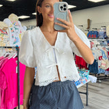 Navy Night Shorts