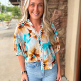 Sunlit Petals Blouse