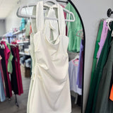 White Halter Dress White