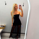 City Lights Strapless Dress