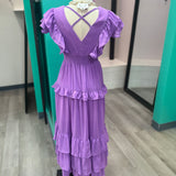 Lavender Ruffle Dress