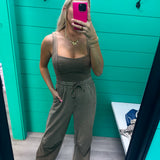 Acid Wash Jumpsuit