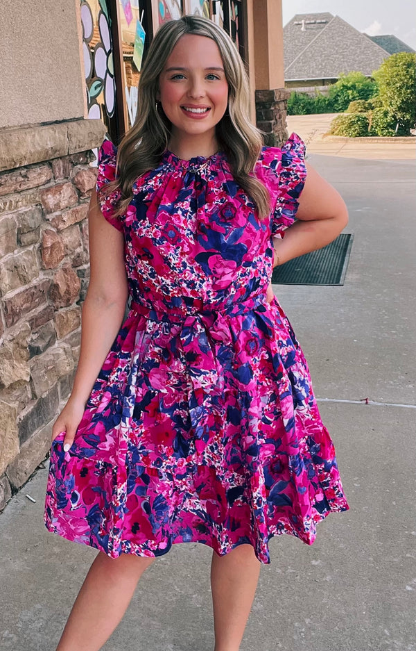 Think of Me Floral Dress