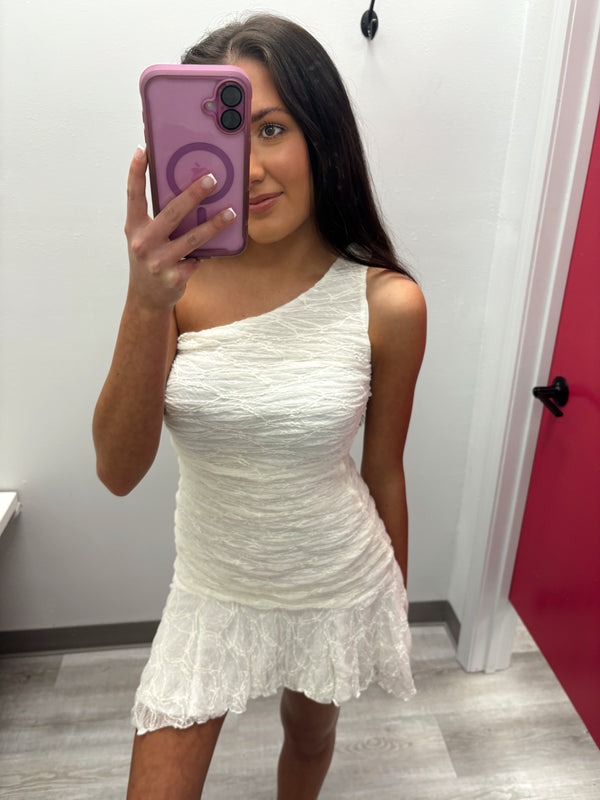 The Ivory Hour Lace Mini