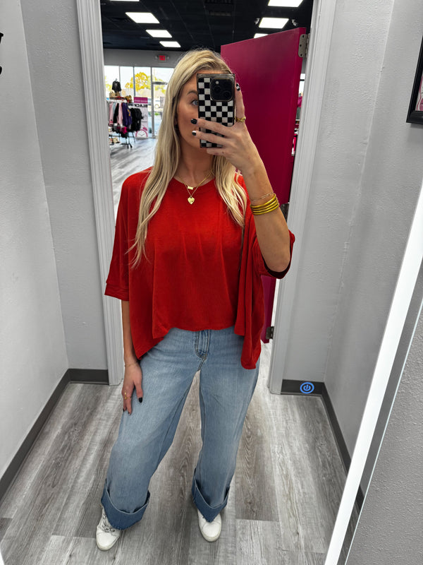 Go My Way Dolman Sleeve Top