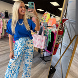 Being Bold Top - Blue