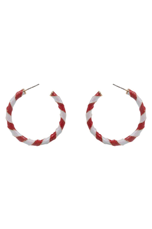 Candy Cane Hoops