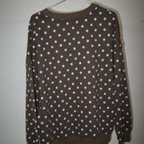 Trust the Process Polka Dot Embroidery Sweatshirt