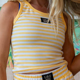 Stripe Yellow Tank | LULU MAC