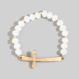 Cross Beaded Bracelet