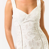 Cotton Embroidered Mini Dress