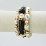 Pearl 3 Piece Bracelet Stack