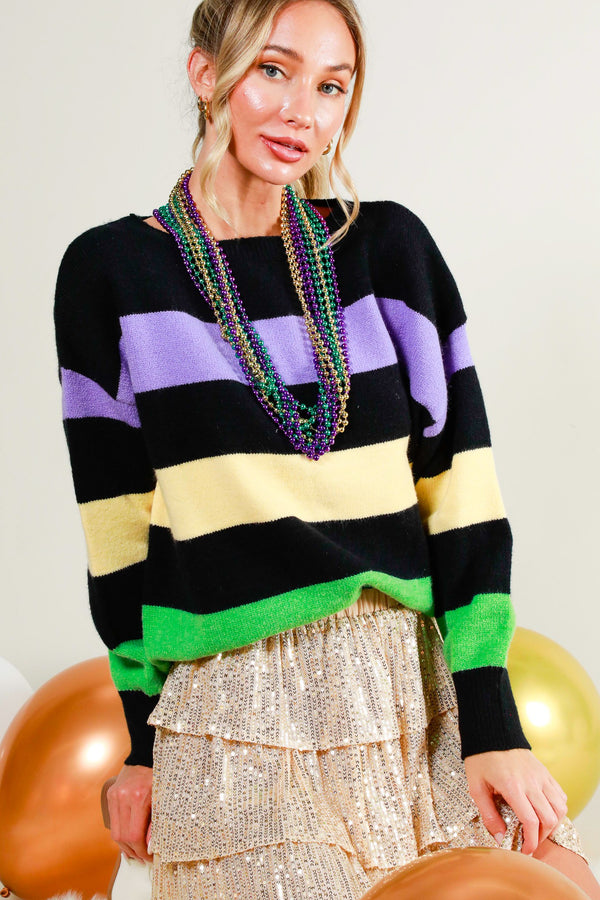 All About Those Beads Sweater