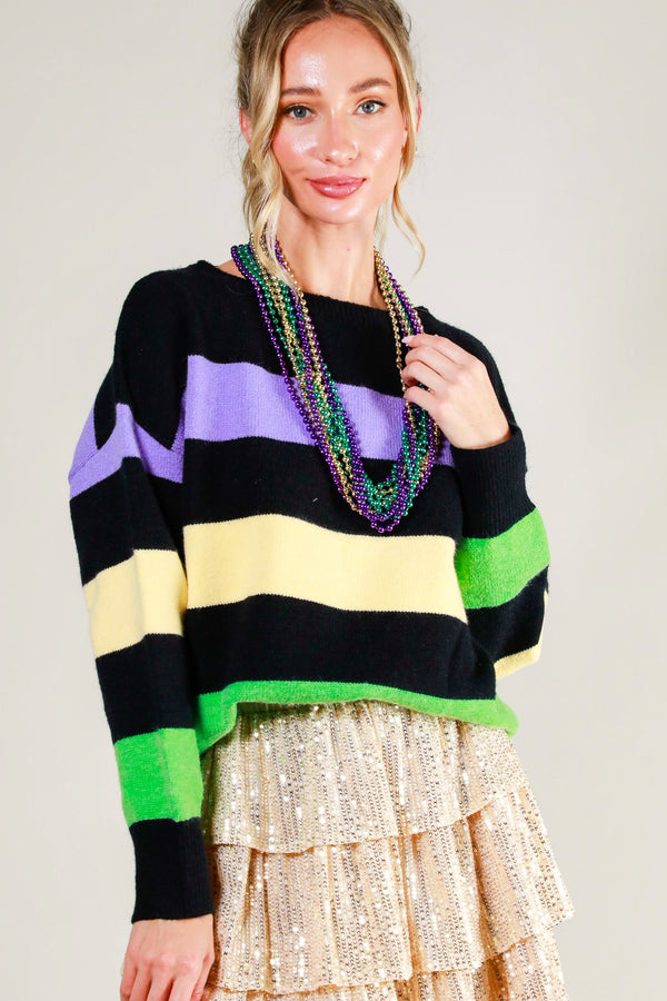 All About Those Beads Sweater