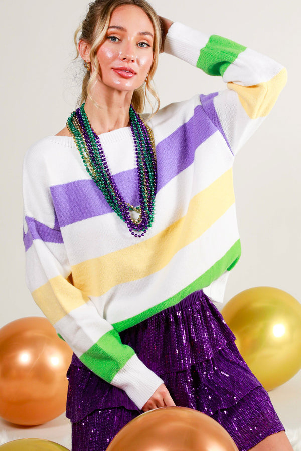 All About Those Beads Sweater