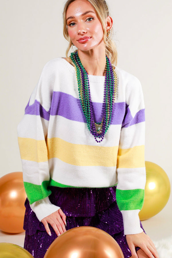 All About Those Beads Sweater