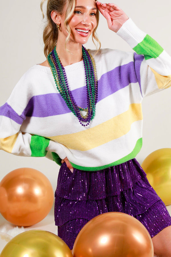 All About Those Beads Sweater