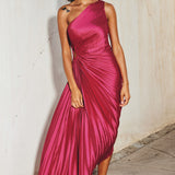 Pleated Dress - Magenta | ONLINE ONLY