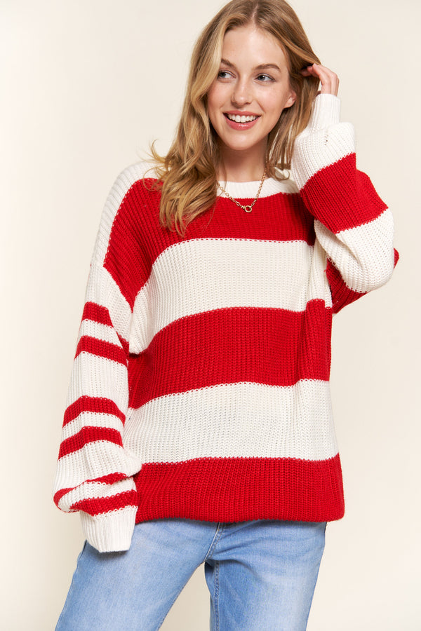 Candy Cane Lane Sweater