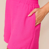 Smocked High Waisted Airflow Short