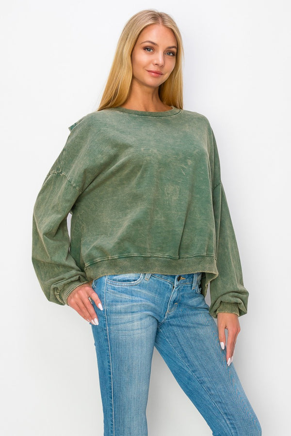 Not Your Basic Olive Pullover