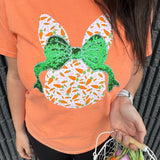 Spring Bunny Easter Christian Faith Short Sleeve T