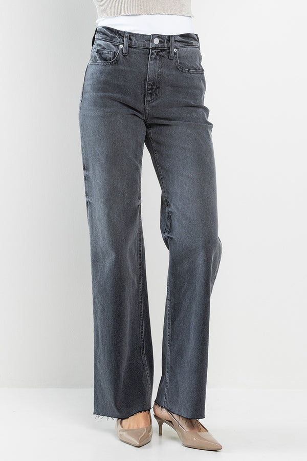 The Jess - Dark Grey Straight Leg Jeans