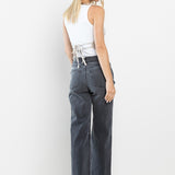 The Jess - Dark Grey Straight Leg Jeans