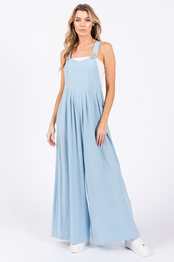 Jump On In Linen Jumpsuit