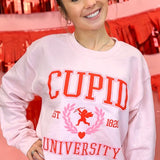 Cupid University Graphic Sweatshirt