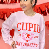 Cupid University Graphic Sweatshirt