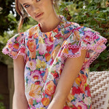 In the Garden Sleeves Top