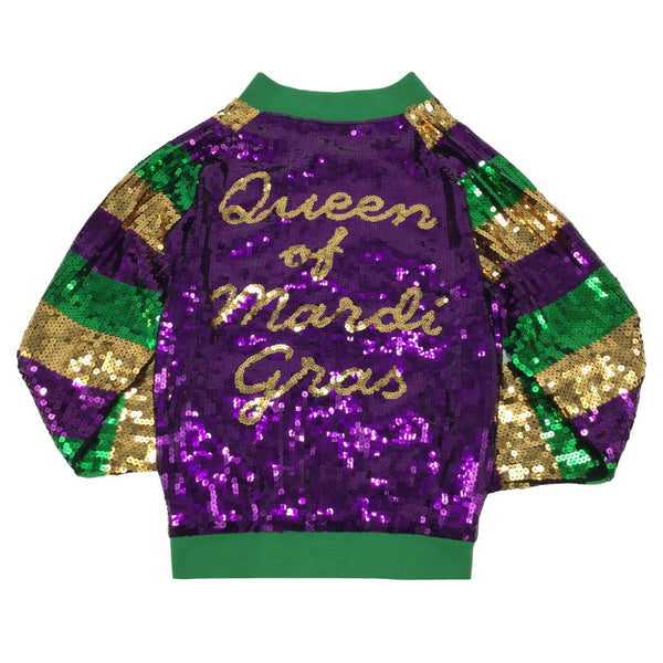 Queen of Mardi Bomber Jacket