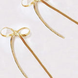 Bow Stud Earring - Gold