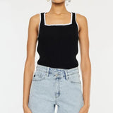 The Peyton Crossover Denim Shorts