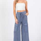 Good Vibes Mineral Washed Cargo Pants